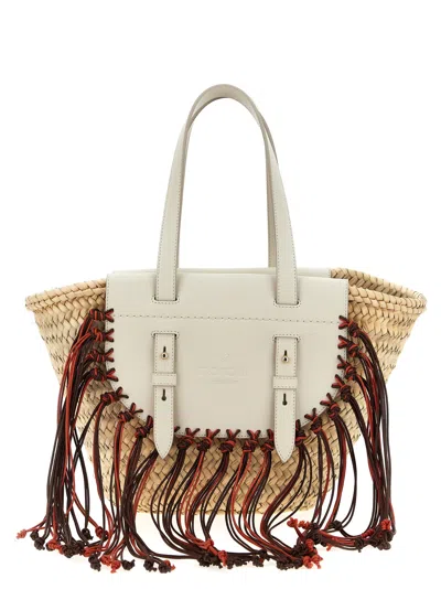 Cuba Lab X Sanpa 'tropicana' Shopping Bag In White