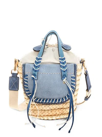 Cuba Lab Habanera Bucket Bag In Blue