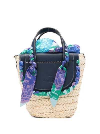 Cuba Lab Habanera Floral-trim Tote Bag In Multi