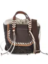 Cuba Lab Black Leather Habanera Satchels Bag