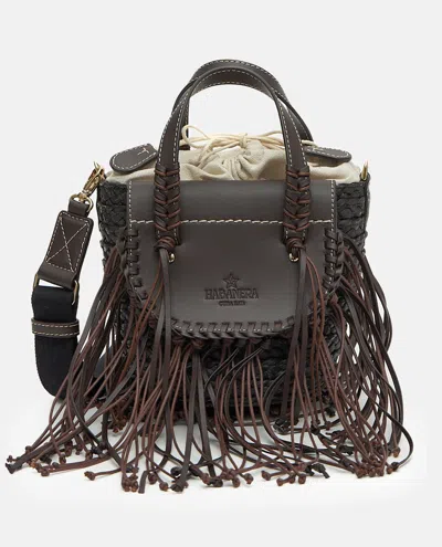 Cuba Lab Habanera Fringes Handbag In Brown