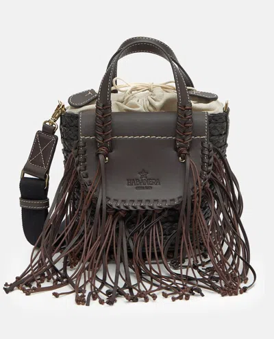 Cuba Lab Habanera Fringes Handbag In Brown