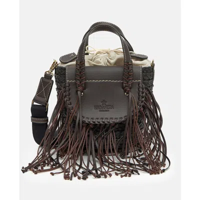 Cuba Lab Habanera Fringes Handbag In Brown