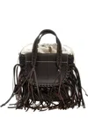 Cuba Lab Habanera Fringes Tote Bag In Brown