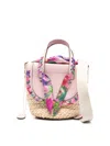 Cuba Lab Habanera Silk - Bomb Handle Bag In Silver