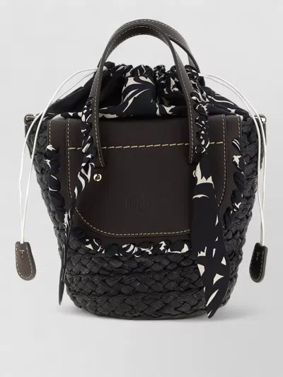 Cuba Lab Habanera Silk Bucket Bag Top Handle