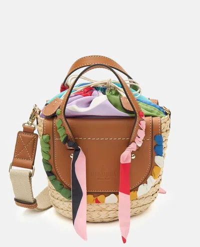 Cuba Lab Habanera Silk Handbag In Multicolor