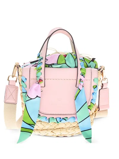 Cuba Lab Habanera Silk Tote Bag In Pink