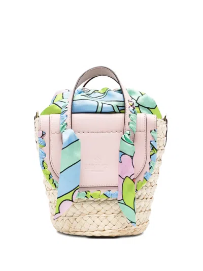 Cuba Lab Habanera Silk-wrapped Tote Bag In Neutral