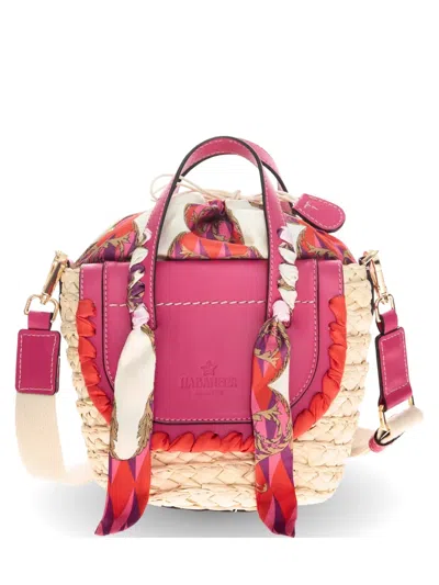 Cuba Lab Habanera Woven Tote Bag In Pink