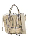 Cuba Lab Logo-embossed Tote Bag In Neutral