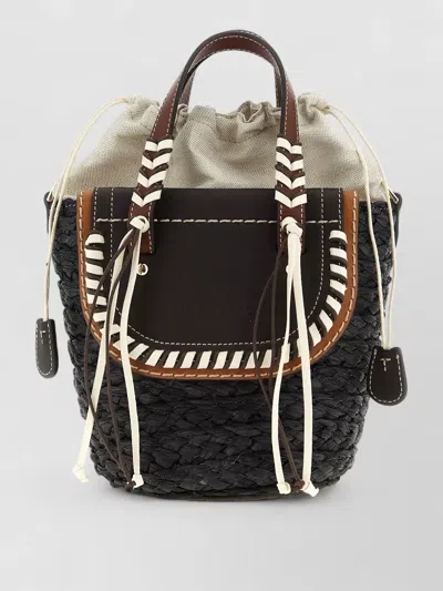 Cuba Lab Sanpa Habanera Bucket Bag Braided Leather