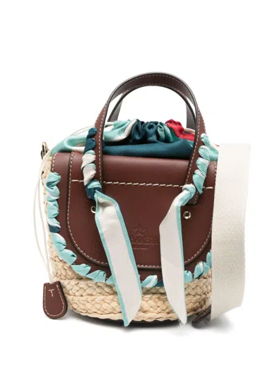 Cuba Lab Structured Handbag In Natural Tones