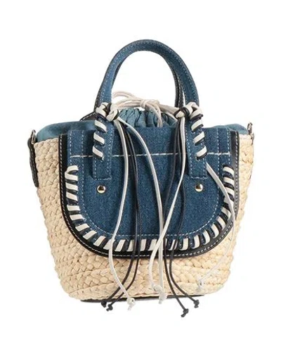 Cuba Lab Woman Handbag Blue Size - Textile Fibers