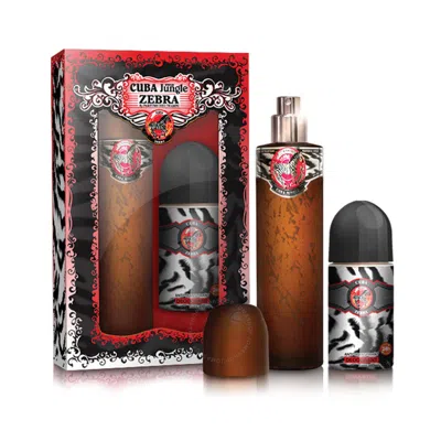 Cuba Ladies  Jungle Zebra Gift Set Fragrances 5425017736677 In White
