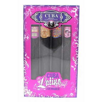 Cuba Ladies Latina Gift Set Fragrances 5425017736530 In White