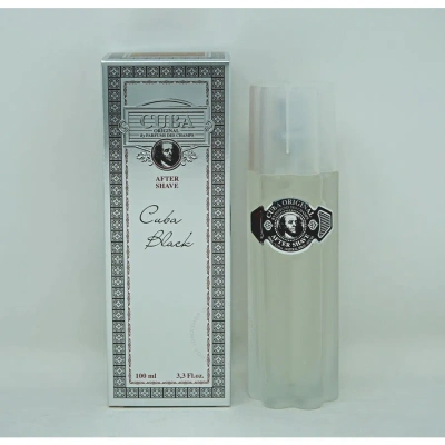 Cuba Men's Black Aftershave 3.33 oz Fragrances 5425039222912 In White