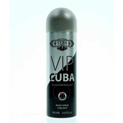 Cuba Men's Vip Body Spray 6.7 oz Fragrances 5425039221670 In White