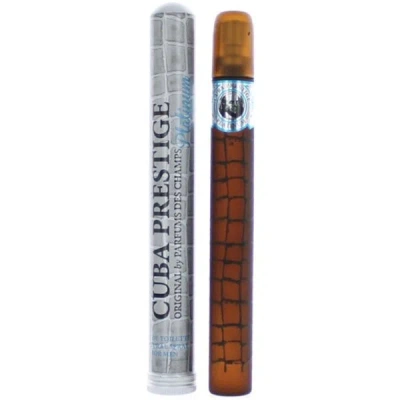 Cuba Prestige Platinum For Men Eau De Toilette Spray 1.17 oz