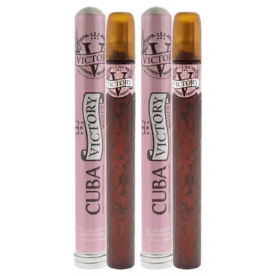 Cuba Victory By  For Women - 1.17 oz Edp Spray - Pack Of 2 In Multi