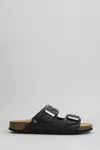 Cubanas Amalia Flats In Black Leather