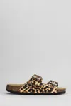 Cubanas Amalia Flats In Animalier Pony Skin