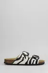 Cubanas Amalia Flats In White Pony Skin
