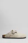 Cubanas Maria Slipper-mule In Grey Suede