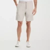 Cubavera Men's 8" Drawstring Linen Cargo Shorts In Neutral