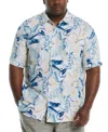 Cubavera Men's Toucan-print Shirt In White