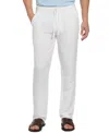 Cubavera Men's Big & Tall Linen Blend Core Drawstring Pant In Gray Dawn