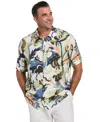 Cubavera Men's Big & Tall Water-color Painting Print Classic-fit Shirt In Multi