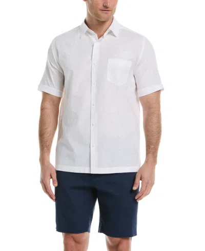 Cubavera Men's Classic-fit Tonal Embroidered Button-down Shirt In Yellow