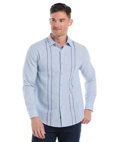 Cubavera Men's Embroidered Long Sleeve Button Down Shirt In Animal Print