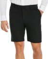 Cubavera Men's Flat Front 9" Linen Blend Shorts In Dress Blue
