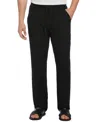 Cubavera Men's Linen Blend Drawstring Pant In Jet Black