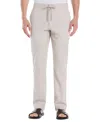 Cubavera Men's Linen-blend Drawstring Pants In Gray