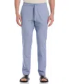 Cubavera Men's Linen-blend Drawstring Pants In Blue