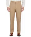 Cubavera Men's Linen Blend Flat Front Pant In Dune