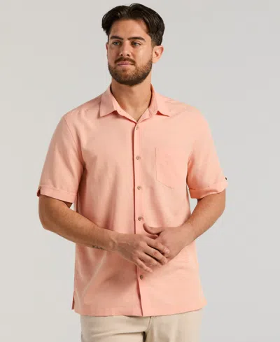 Cubavera Men's Palm Print Short-sleeve Button-down Shirt In Multi