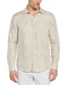 Cubavera Men's Textured Button-down Shirt In Natural