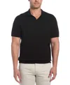 Cubavera Men's Textured Knit Short-sleeve Shirt In Black