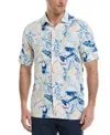 Cubavera Men's Toucan-print Shirt In White