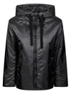 Cube Max Mara Cropped Quilted Parka Jacket For Women In Nero