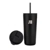 Cubitt 20 Ounces Travel Mug With 2 Leak-proof Lids And Cup Holder In Black