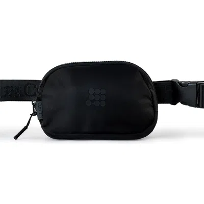 Cubitt Belt Bag Lightweight Water Resistant Crossbody Waist Bag For Travel & Daily Use In Black