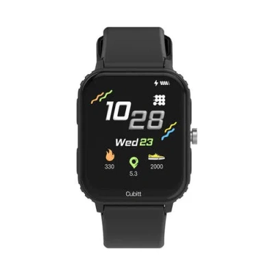 Cubitt Teens Smart Watch Fitness Tracker In Black