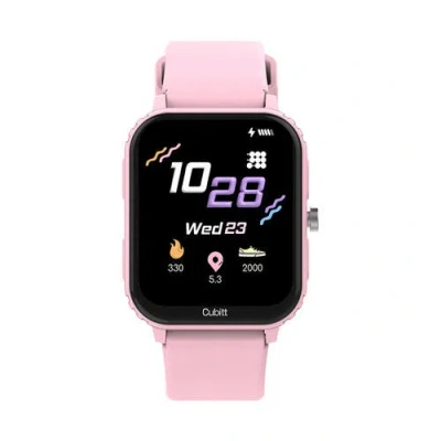 Cubitt Teens Smart Watch Fitness Tracker In Pink
