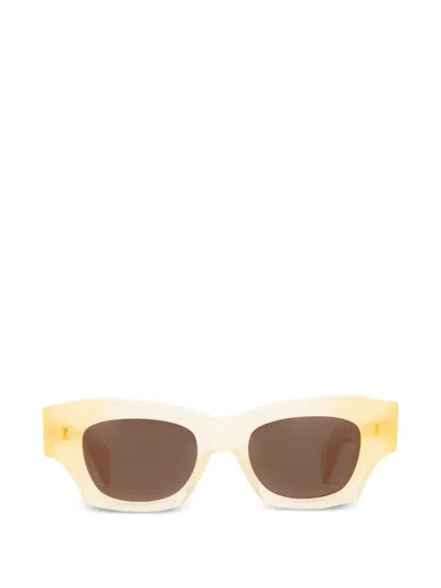 Cubitts Laurier Geometric-frame Sunglasses In Neutrals