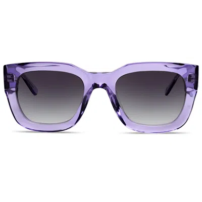 Cubo Eyewear London Women's Pink / Purple Dee Sunglasses Lilac Crystal